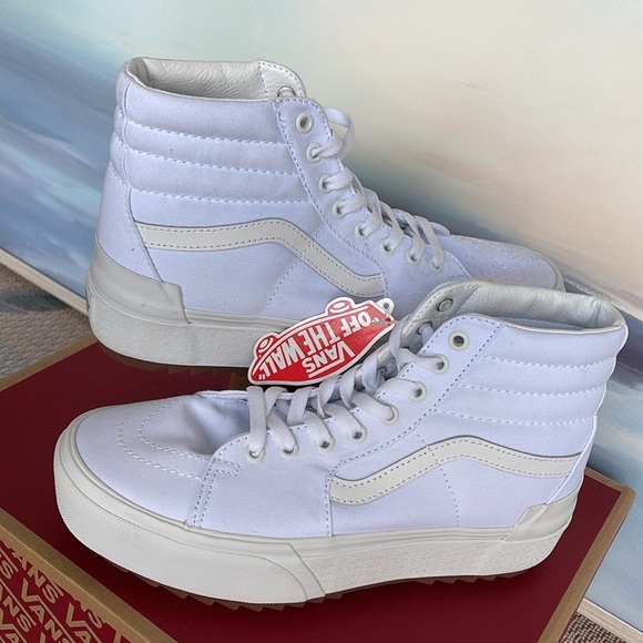 Vans WMNS Sk8-Hi Stacked (Canvas) True White
VN0A4BTWL5R Platforms Sneakers NIB - Picture 14 of 16